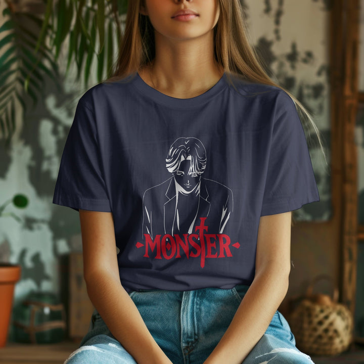 Monster - Johan Liebert v2 T-shirt - Gifts Handmade