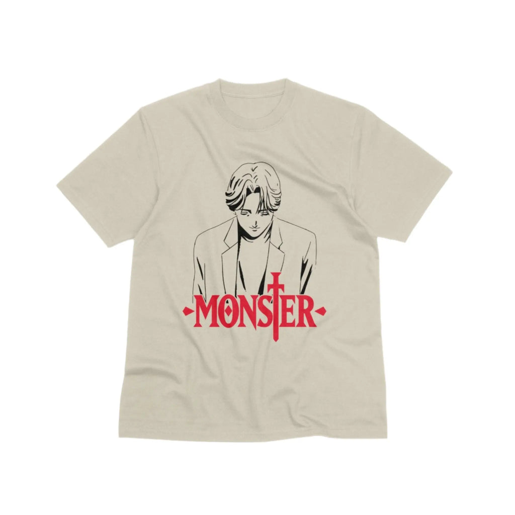 Monster - Johan Liebert v2 Unisex T-Shirt - Gifts Handmade UK