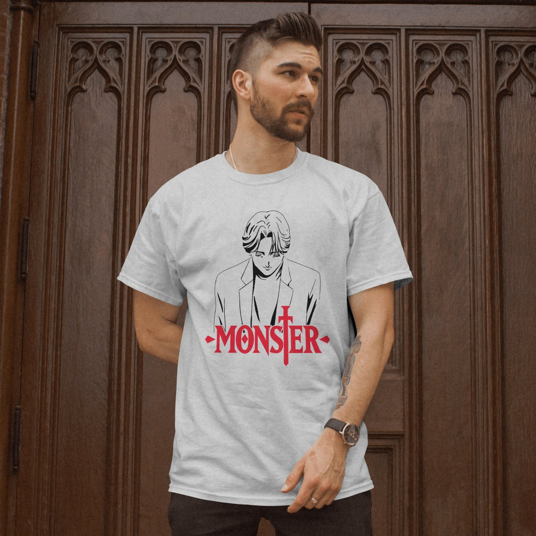 Monster - Johan Liebert v2 T-shirt - Gifts Handmade