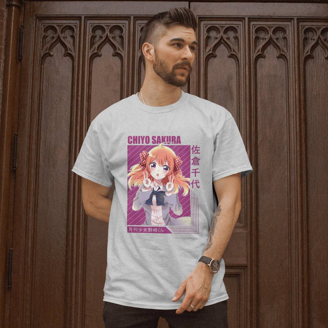 Monthly Girls' Nozaki - kun - Chiyo Sakura T-shirt - Gifts Handmade