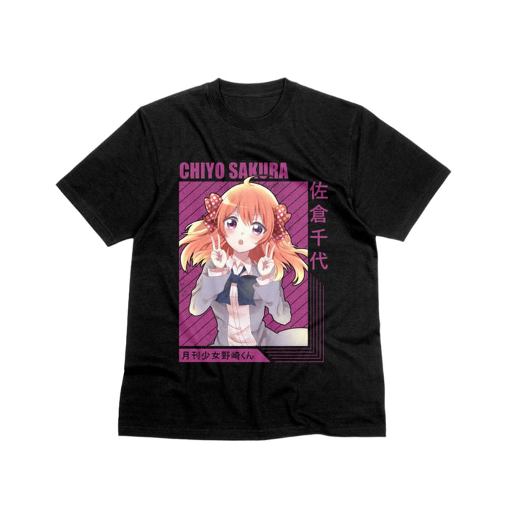 Monthly Girls' Nozaki - kun - Chiyo Sakura T-shirt - Gifts Handmade