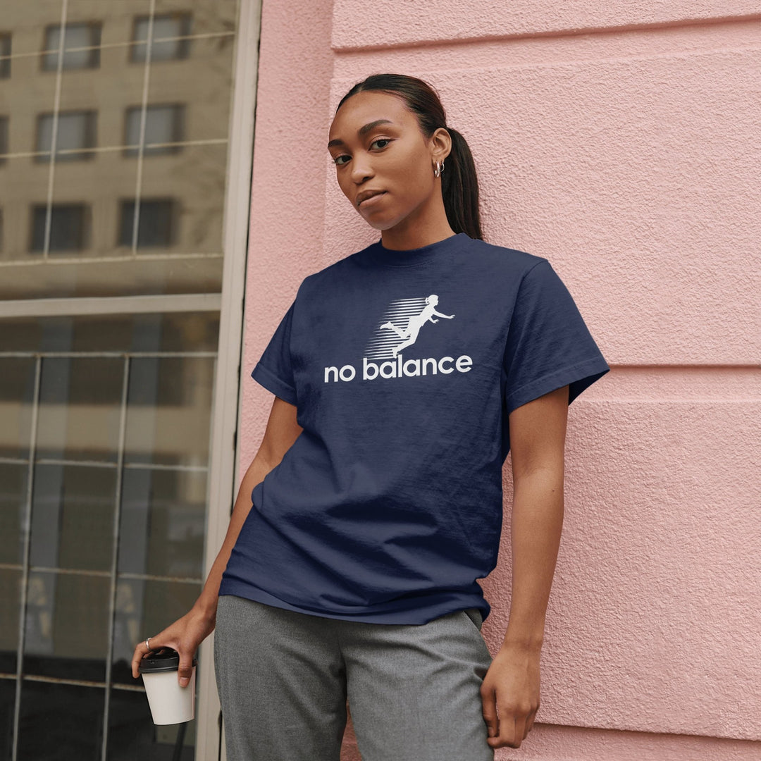 No Balance Unisex T-shirt, Funny Running Tee Shirt, Funny Running Motivation Unisex Shirt, Funny Gift for Runners, Funny No Balance T Shirt - Gifts Handmade