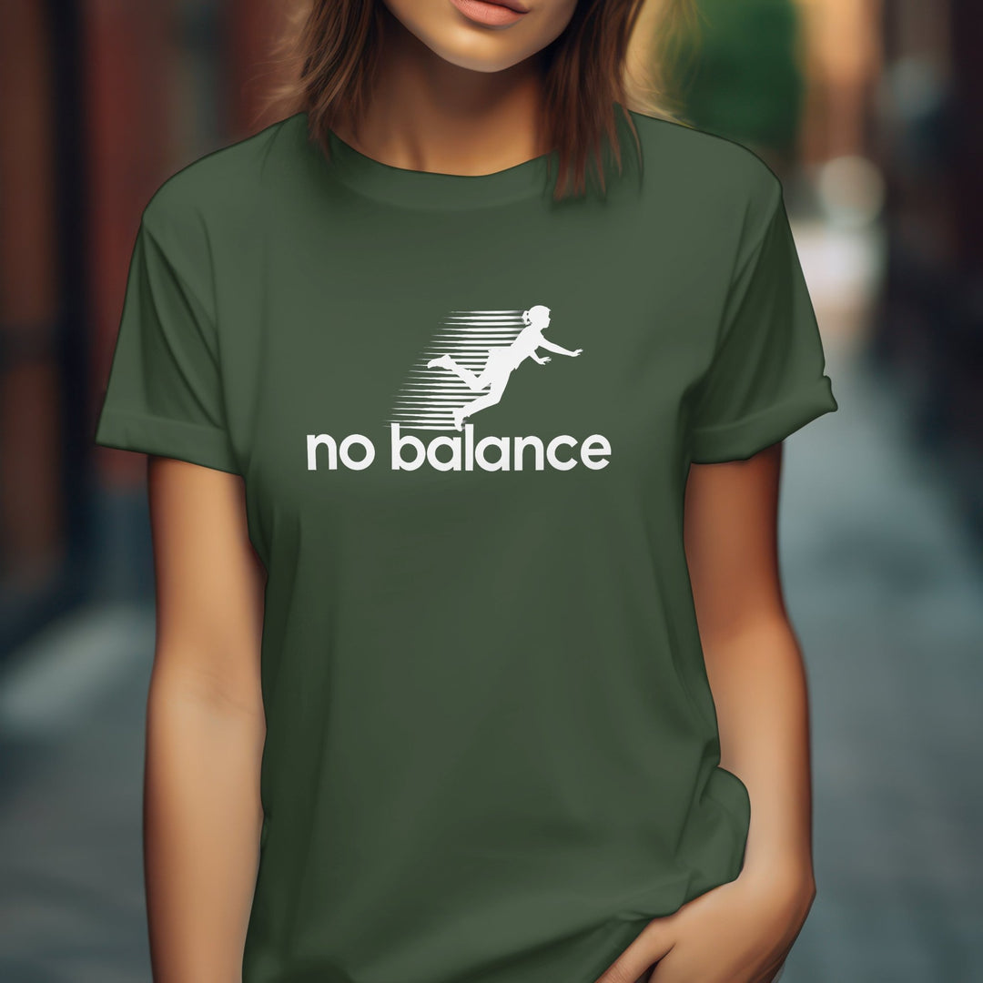 No Balance Unisex T-shirt, Funny Running Tee Shirt, Funny Running Motivation Unisex Shirt, Funny Gift for Runners, Funny No Balance T Shirt - Gifts Handmade