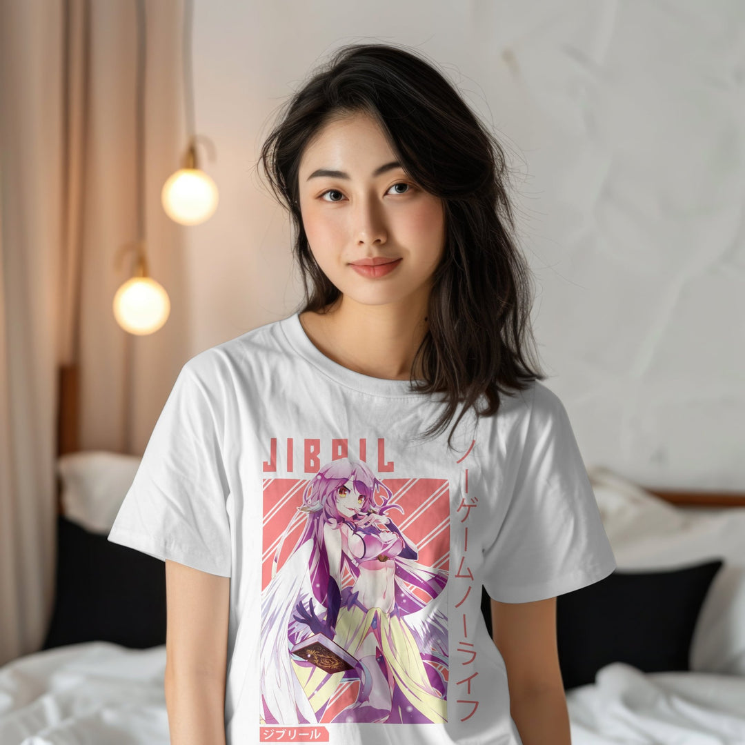 No Game No Life - Jibril T-shirt - Gifts Handmade