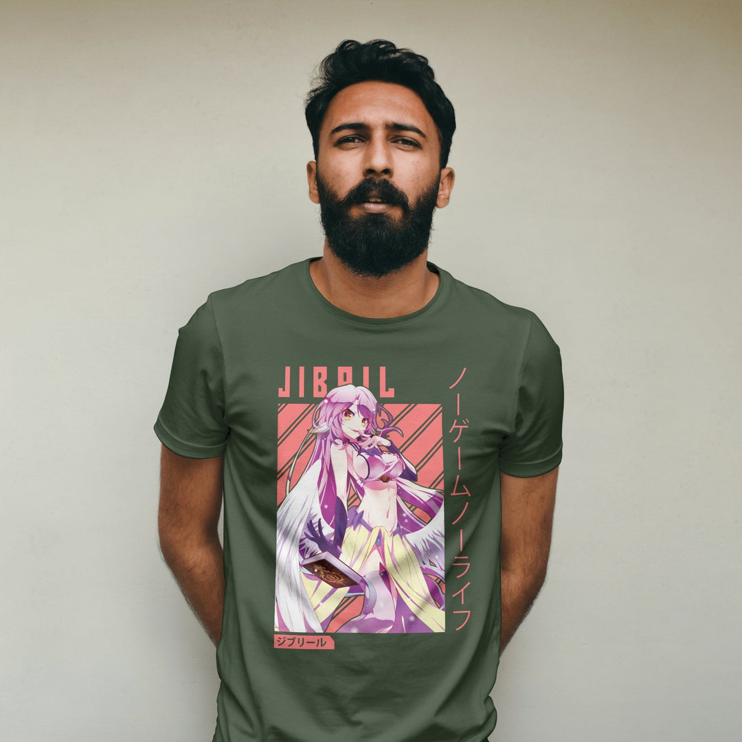 No Game No Life - Jibril T-shirt - Gifts Handmade