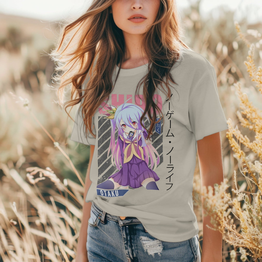 No Game No Life - Shiro T-shirt - Gifts Handmade