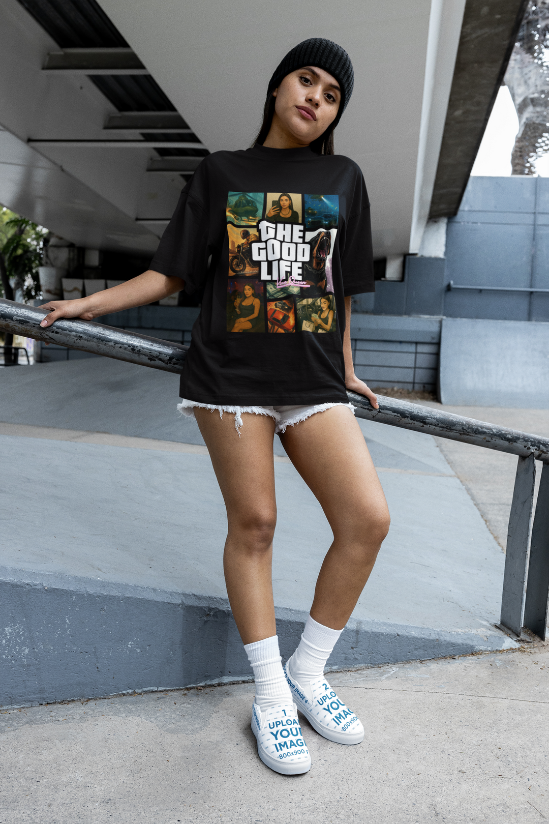 Personalised Vice Streets Collage T-Shirt