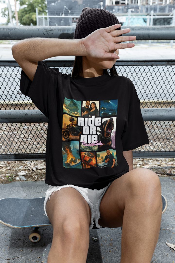 Personalised Vice Streets Collage T-Shirt