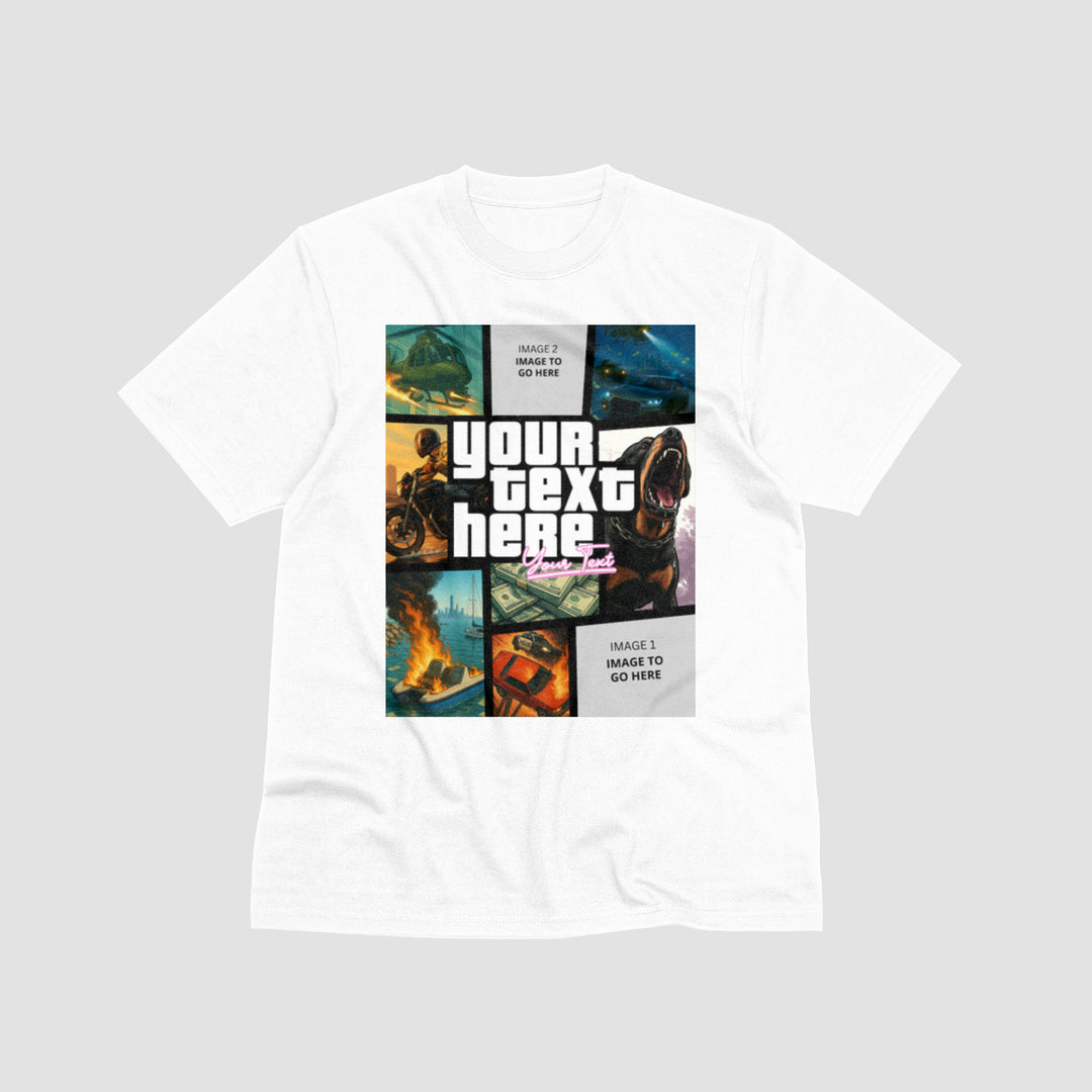 Personalised Vice Streets Collage T-Shirt