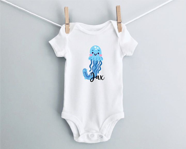 Personalised Animal Letter Baby Grow / Onesie - Gifts Handmade