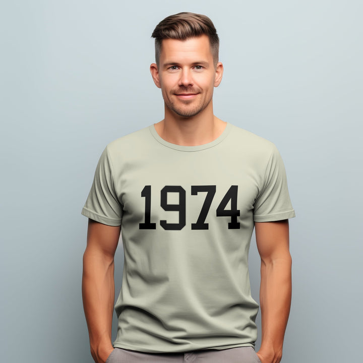 Personalised Birth Year Unisex T - Shirt - Varsity Font Birth Year T - Shirt - Custom Birth Year Shirt - Perfect Birthday Gift - Unisex Graphic Tee - Gifts Handmade