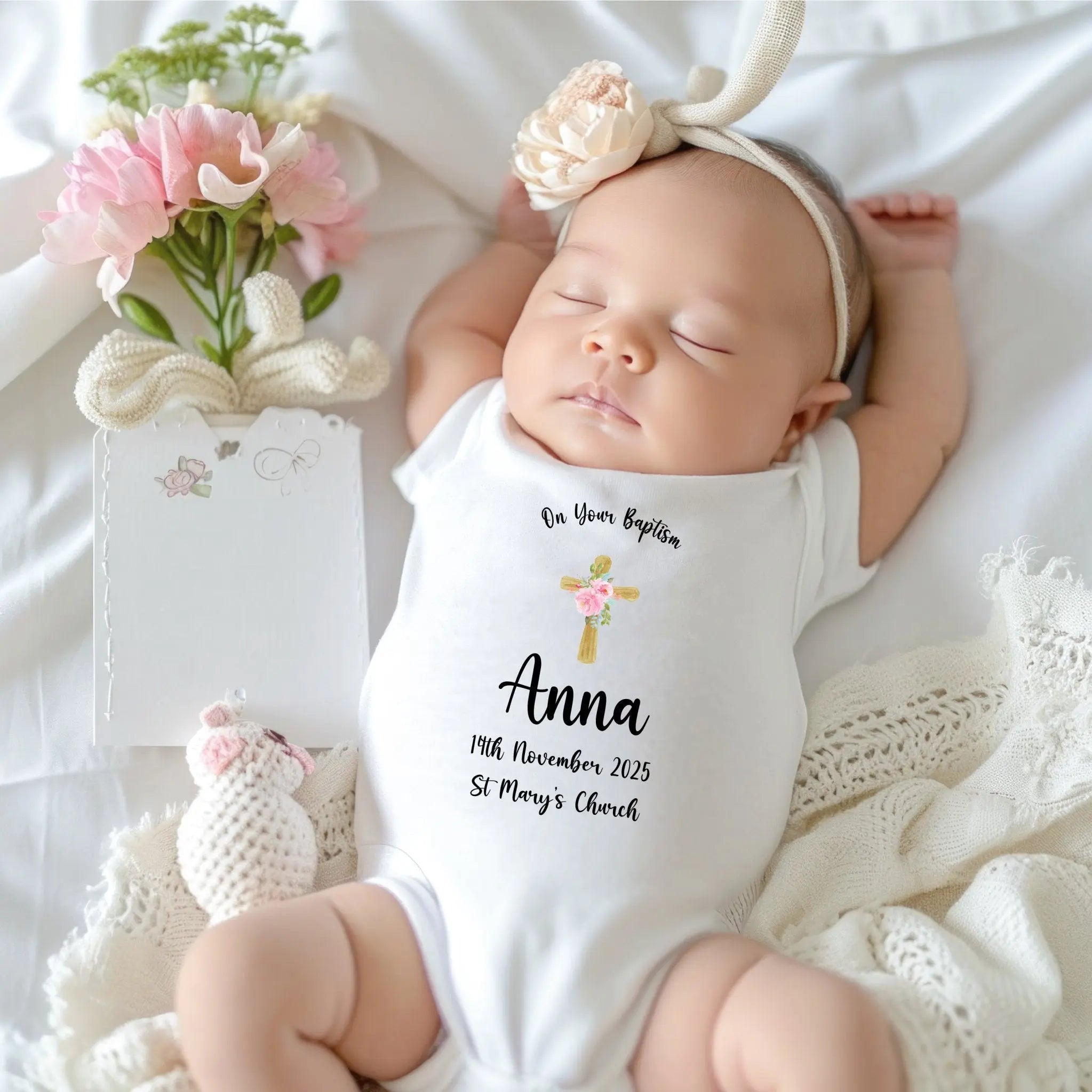 Christening baby grow sale