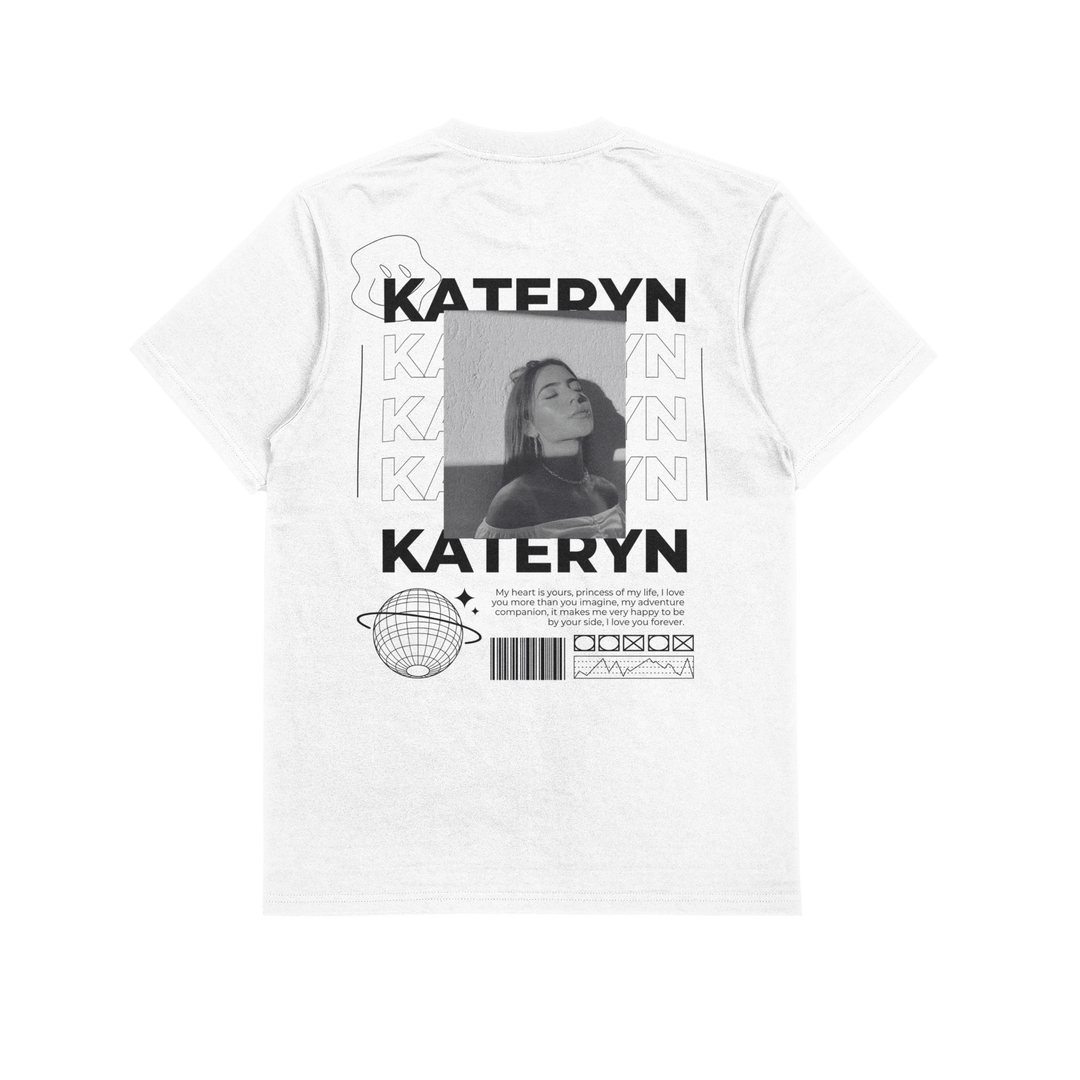 Personalised Couple Unisex T-Shirt, Romantic Anniversary Gift, Valentines Day Gift, Couples Valentine Shirt, Custom Photo Name And Quote Tee - Gifts Handmade