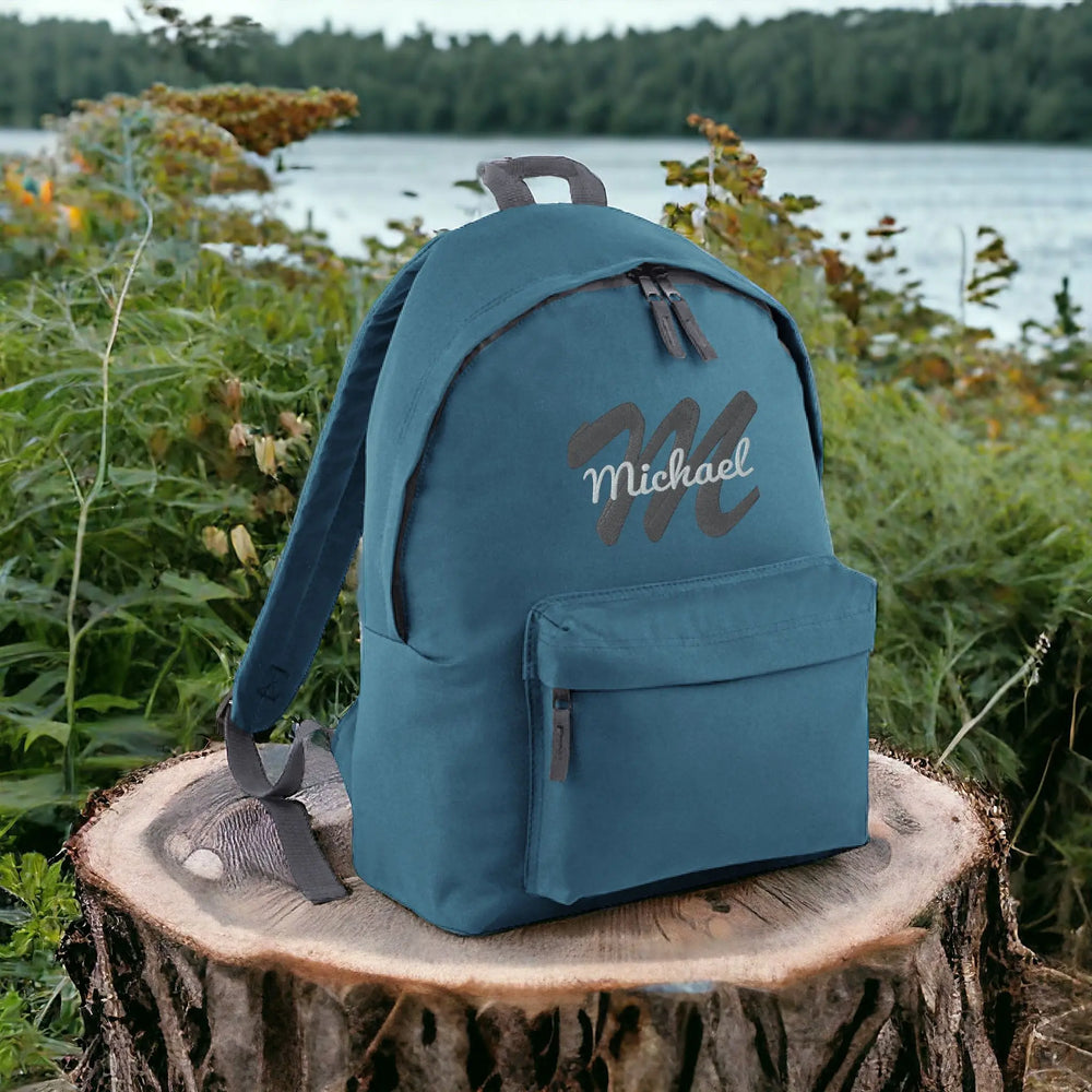 Personalised Rucksacks Personalised Embroidered Backpack For All Ages - Blue - Gifts Handmade ...
