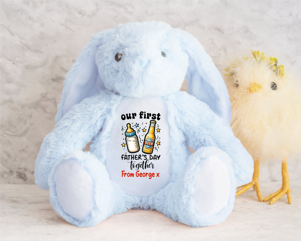 Personalised First Father's Day Cheers Teddy - Gifts Handmade