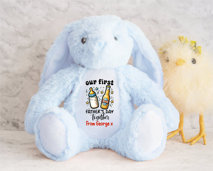 Personalised First Father's Day Cheers Teddy - Gifts Handmade