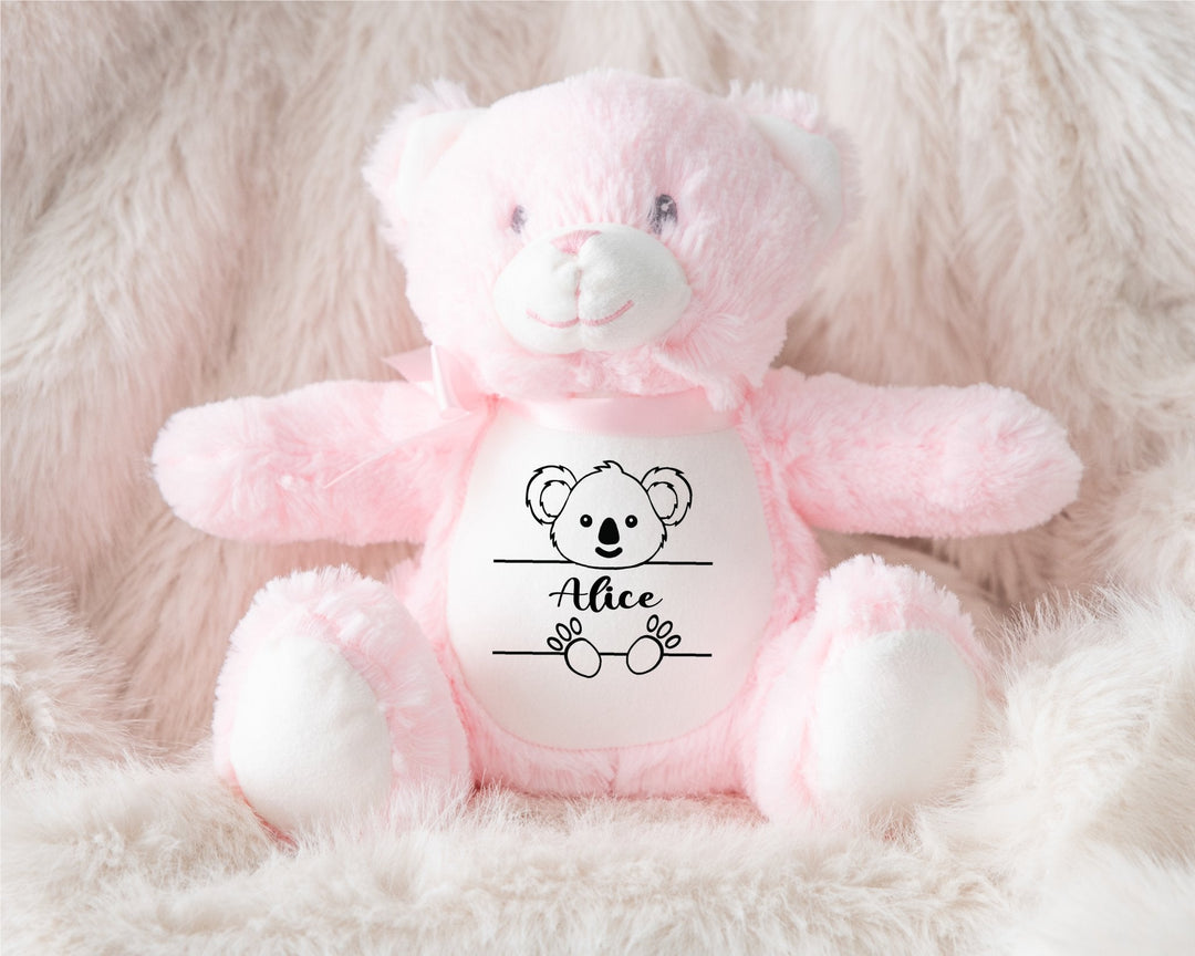 Personalised Split Animal Name Teddy - Gifts Handmade