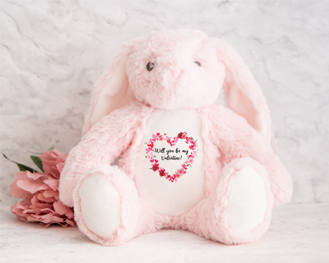 Pink valentine teddy bear sales