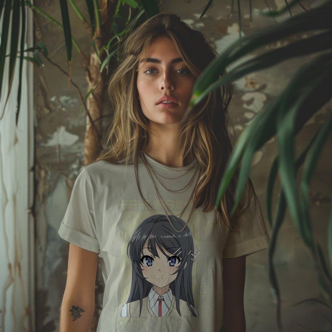 Rascal Does Not Dream Of Bunny Girl Senpai - Mai Sakurajima v1 T-shirt - Gifts Handmade