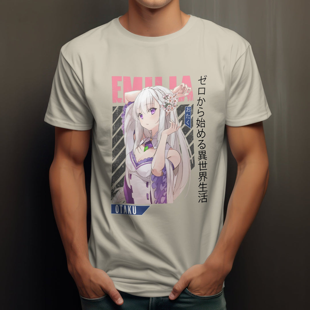 Re:zero - Emilia v1 T-shirt - Gifts Handmade