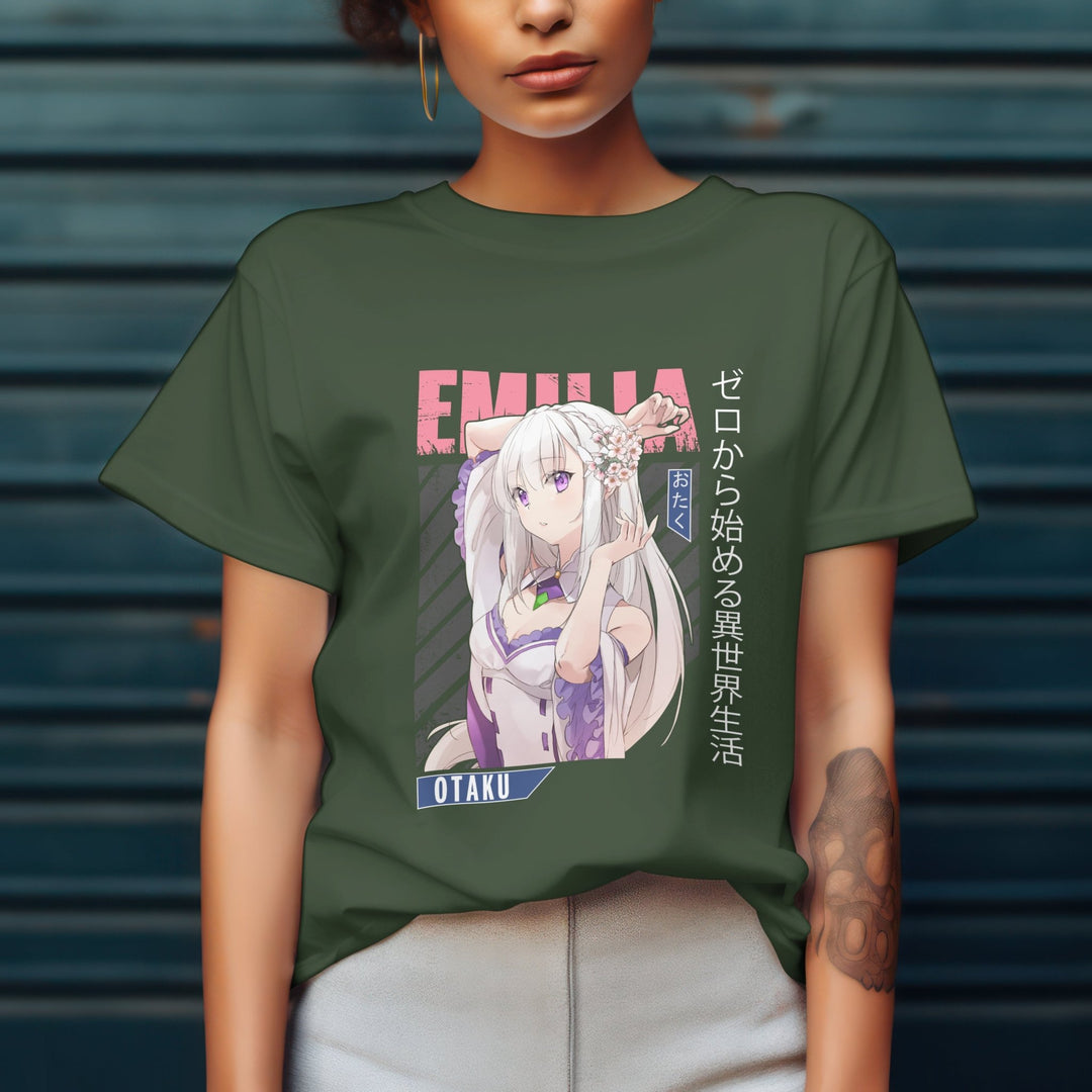 Re:zero - Emilia v1 T-shirt - Gifts Handmade