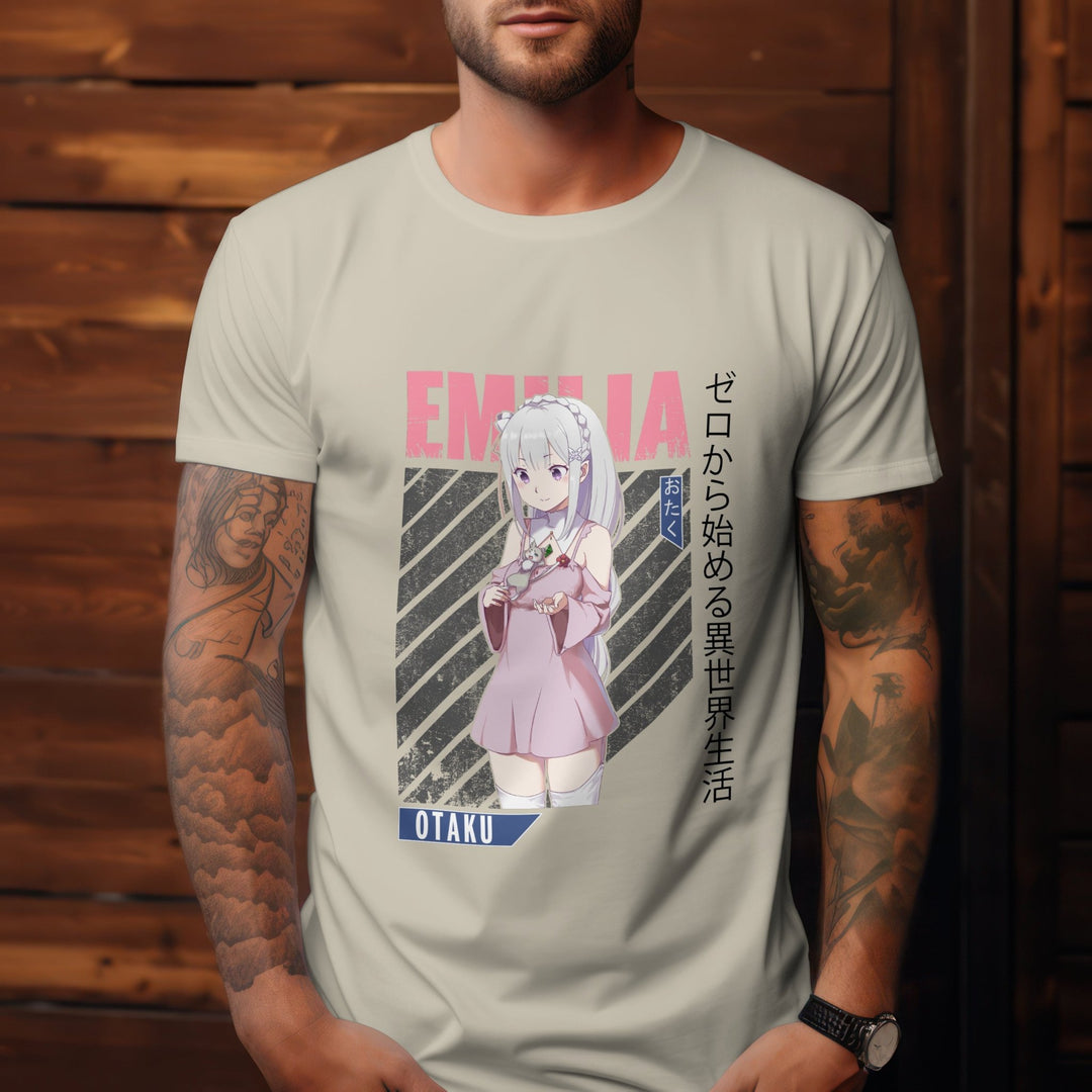 Re:zero - Emilia v2 T-shirt - Gifts Handmade