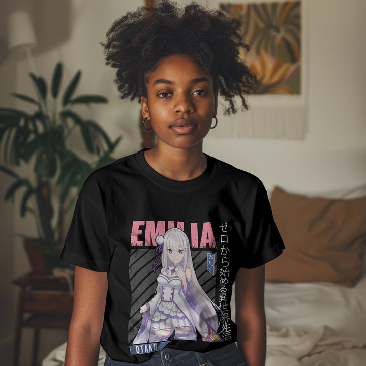 Re:zero - Emilia v3 T-shirt - Gifts Handmade