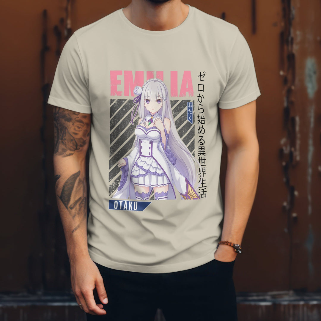 Re:zero - Emilia v3 T-shirt - Gifts Handmade