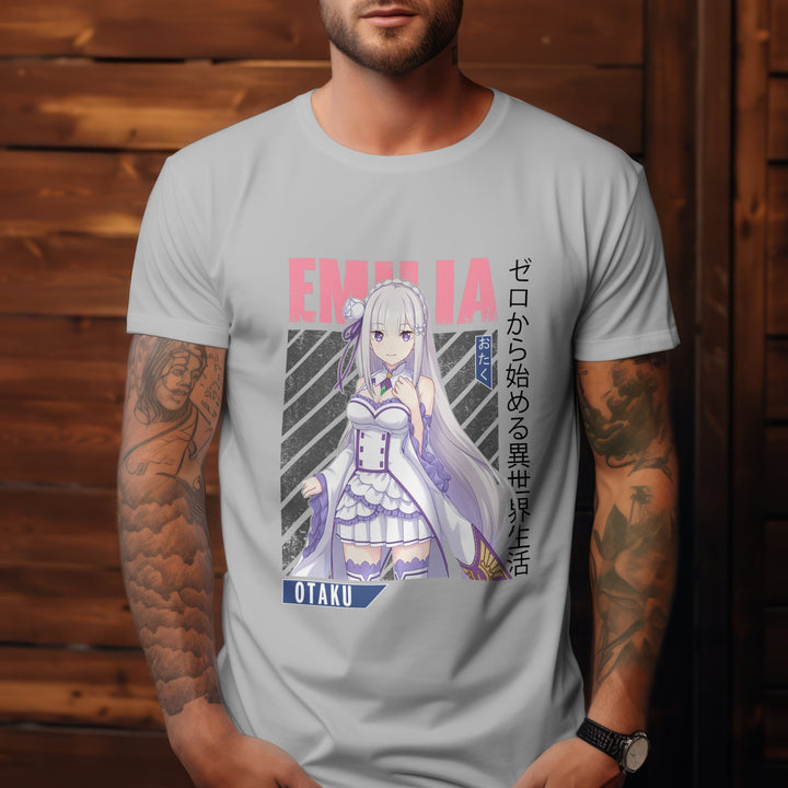 Re:zero - Emilia v3 T-shirt - Gifts Handmade