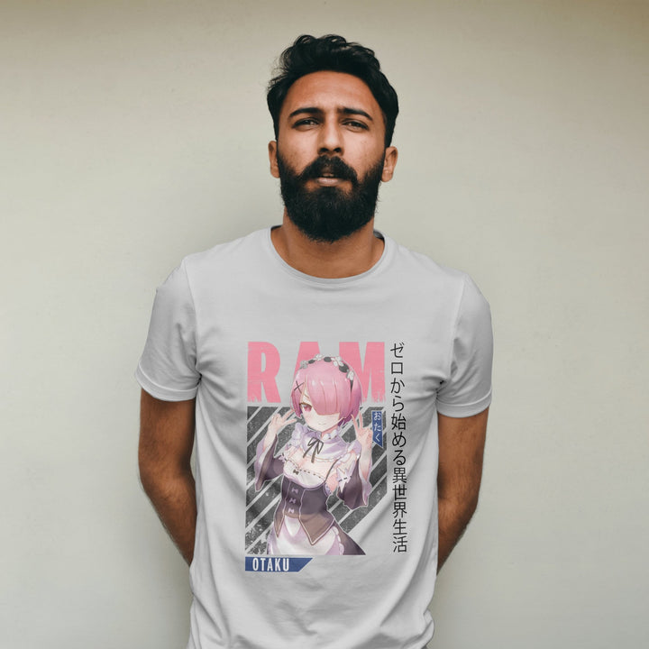 Re:zero - Ram v1 T-shirt - Gifts Handmade