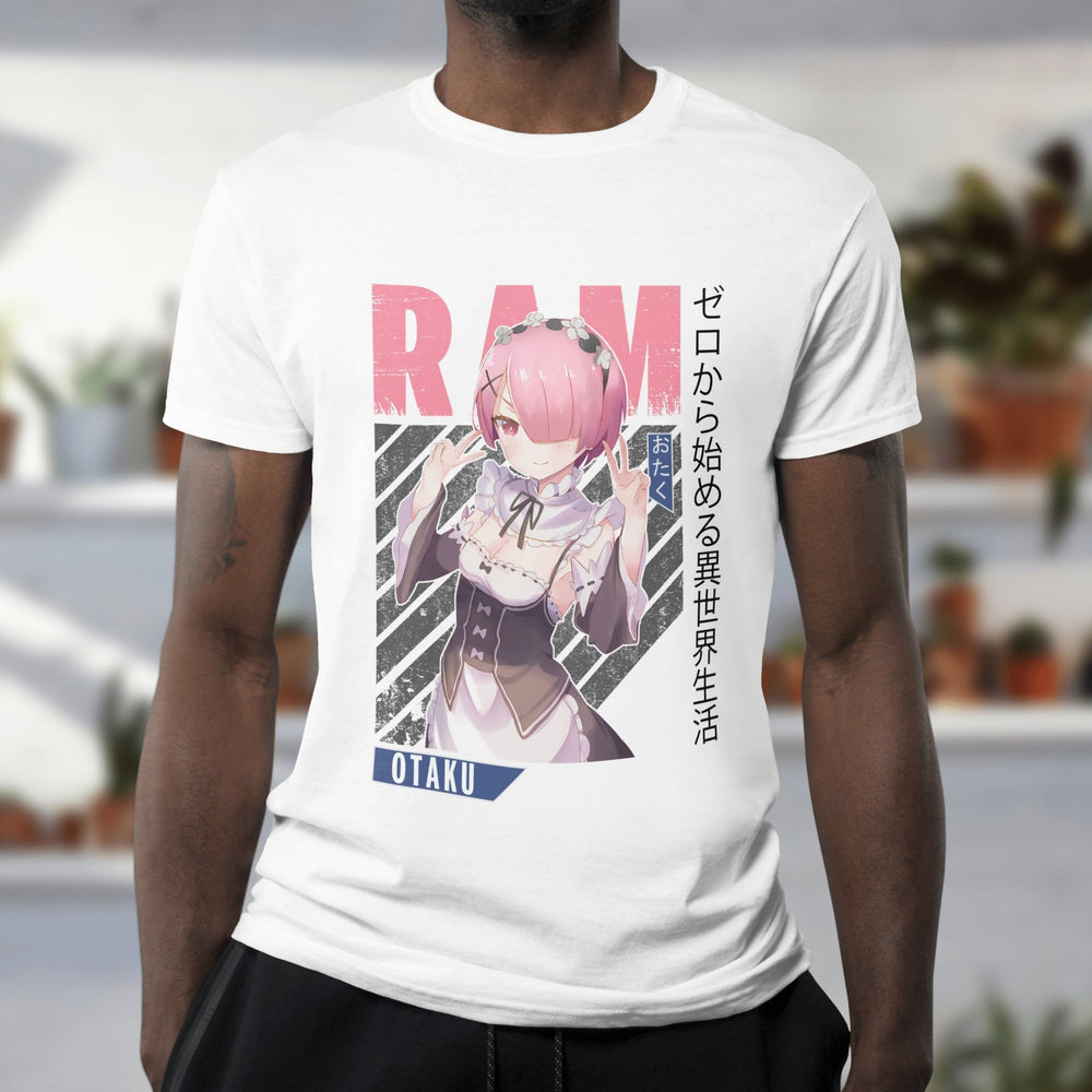 Re:zero - Ram v1 T-shirt - Gifts Handmade