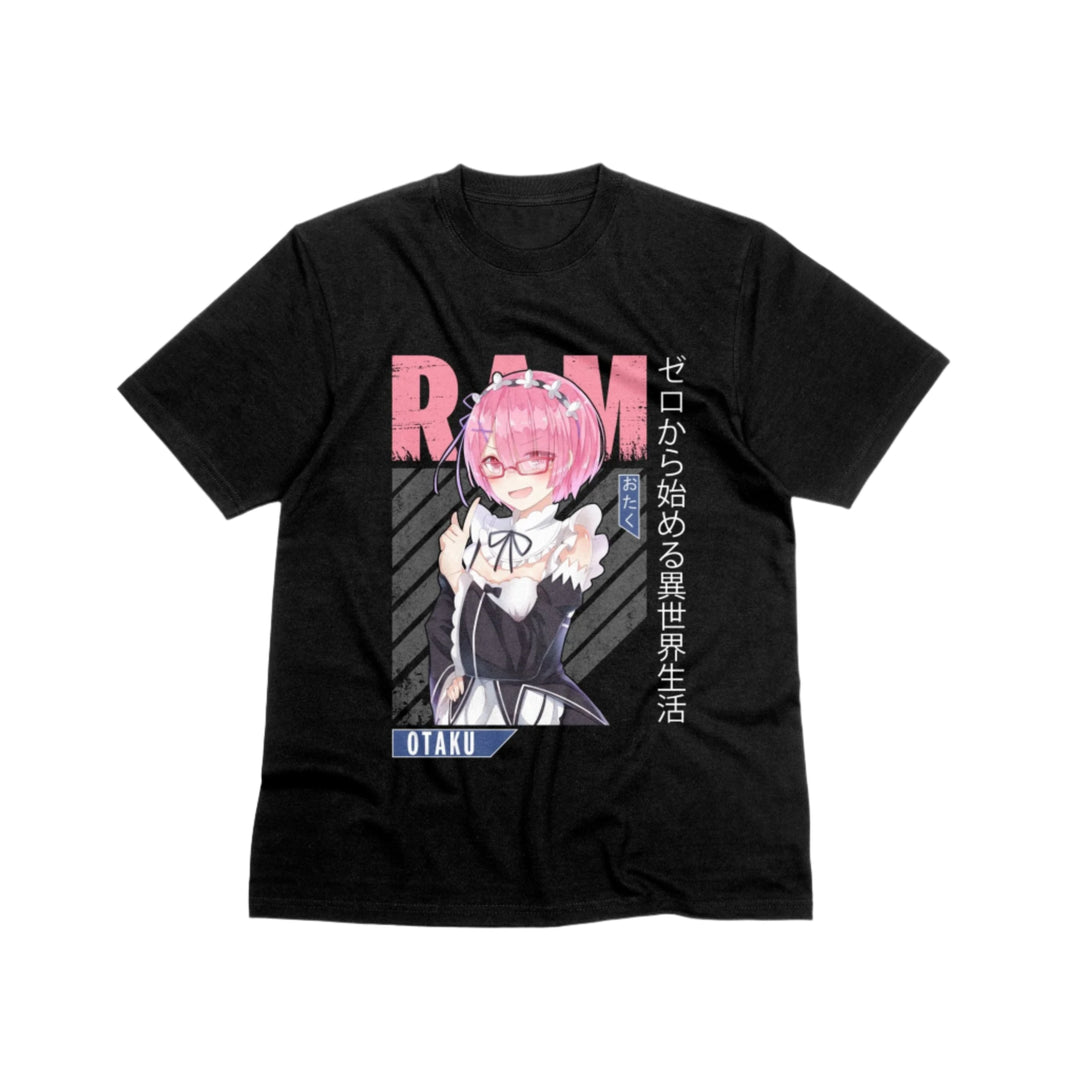 Re:zero - Ram v2 T-shirt - Gifts Handmade