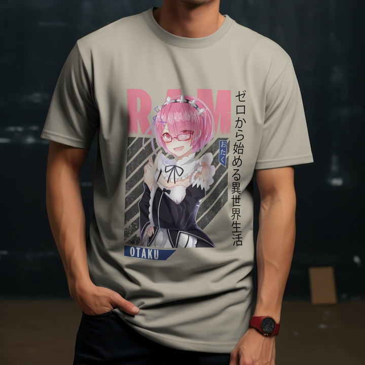 Re:zero - Ram v2 T-shirt - Gifts Handmade