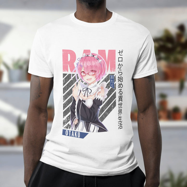 Re:zero - Ram v2 T-shirt - Gifts Handmade