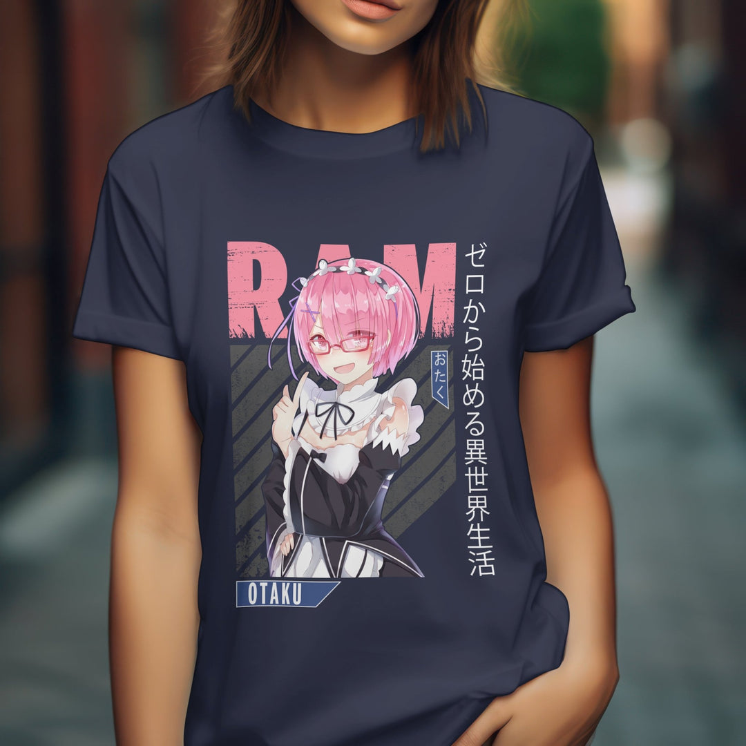 Re:zero - Ram v2 T-shirt - Gifts Handmade