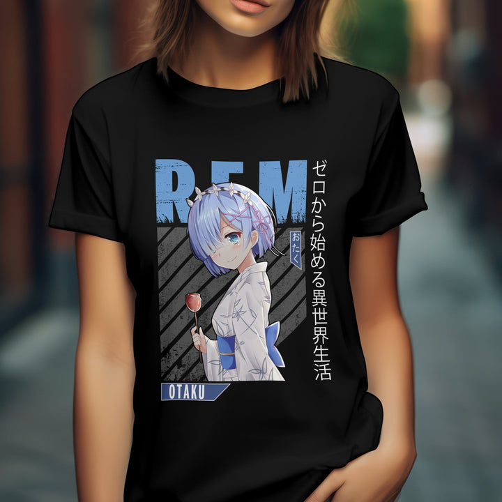 Re:zero - Rem v2 T-shirt - Gifts Handmade