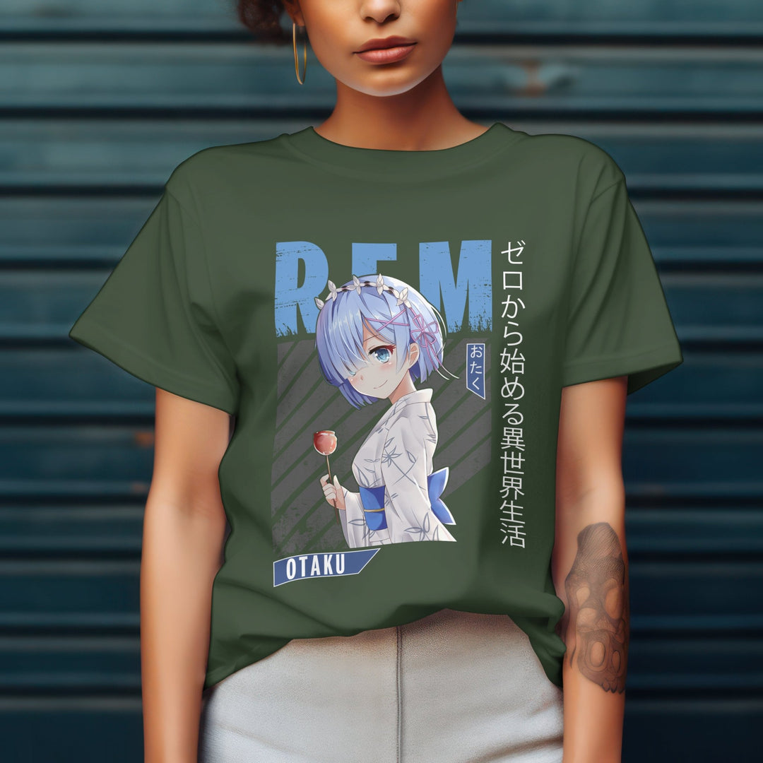 Re:zero - Rem v2 T-shirt - Gifts Handmade