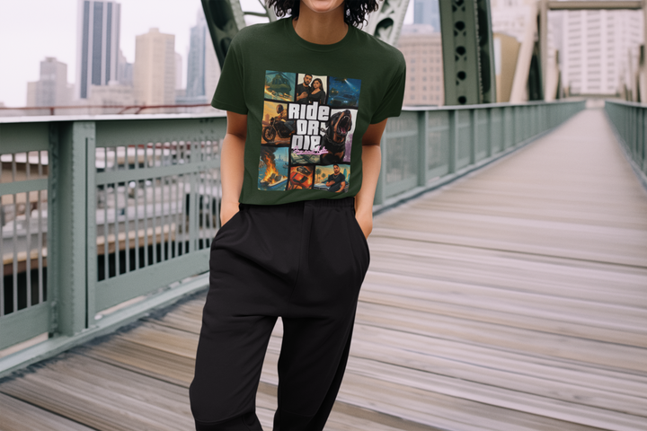 Personalised Vice Streets Collage T-Shirt