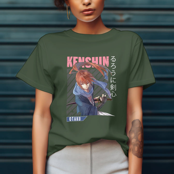 Samurai X - Kenshin v1 T-shirt - Gifts Handmade