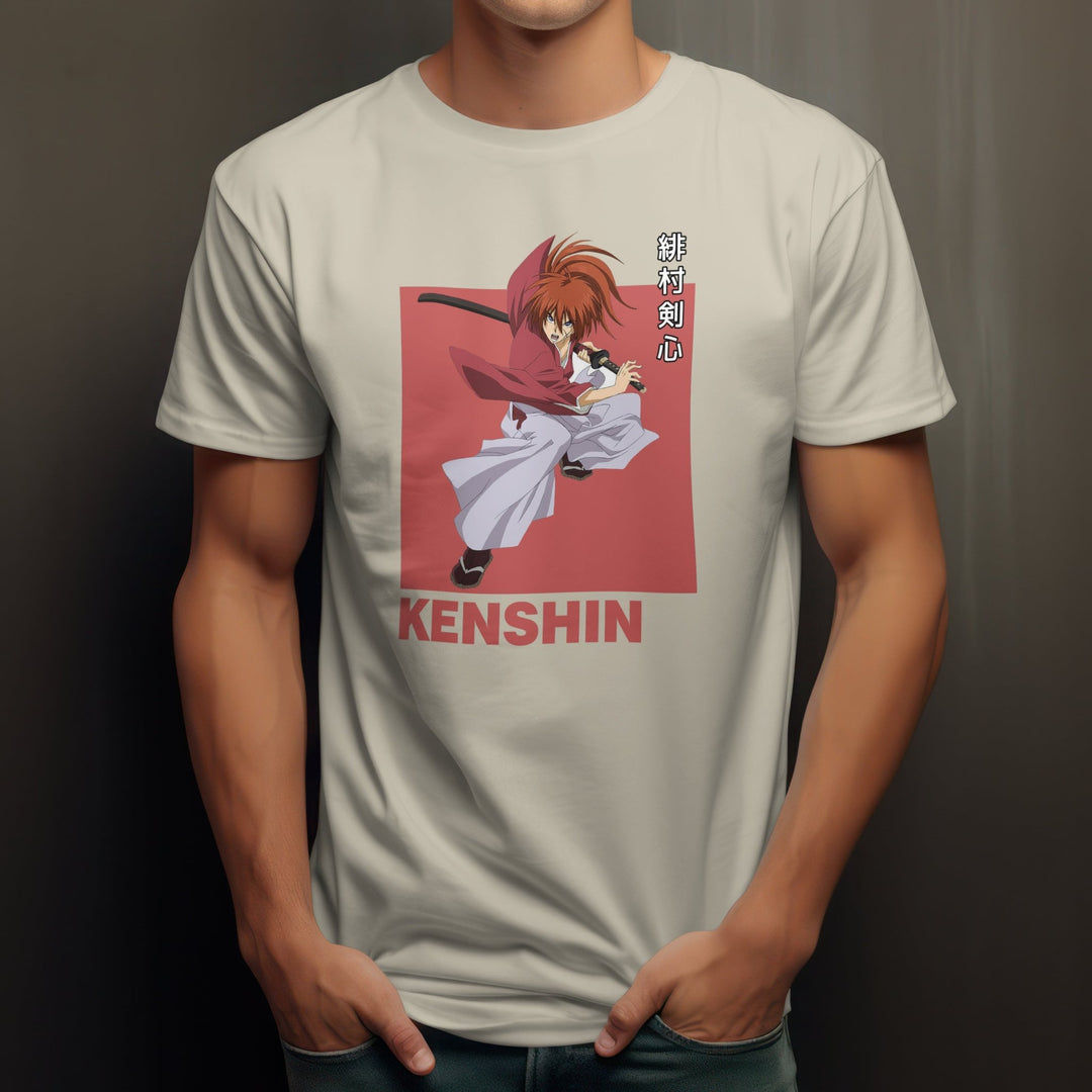 Samurai X - Kenshin v2 T-shirt - Gifts Handmade