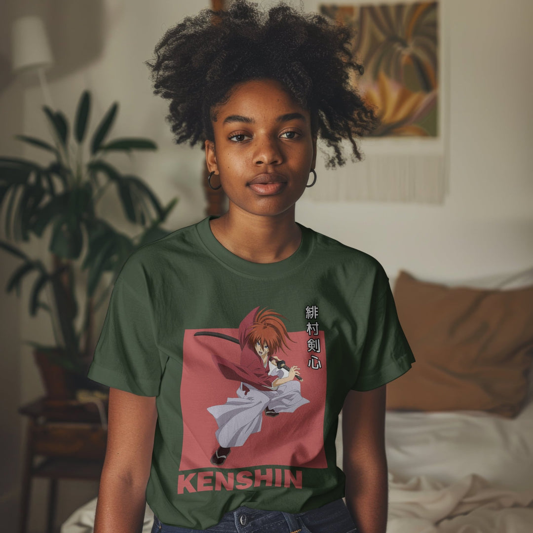 Samurai X - Kenshin v2 T-shirt - Gifts Handmade