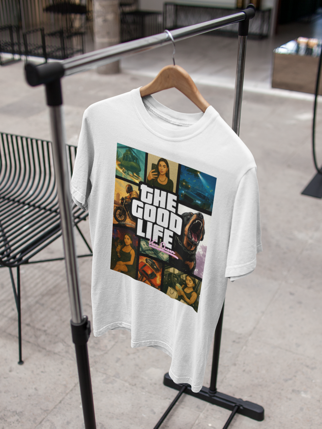 Personalised Vice Streets Collage T-Shirt