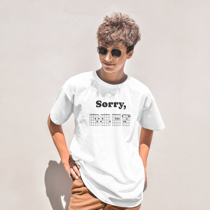 Sorry IDGAF Unisex T-Shirt, Funny Guitar Chords Shirt, Guitar Player Shirt Gifts, Guitarist Joke Slogan T-Shirt, Funny Musician Unisex Shirt - Gifts Handmade