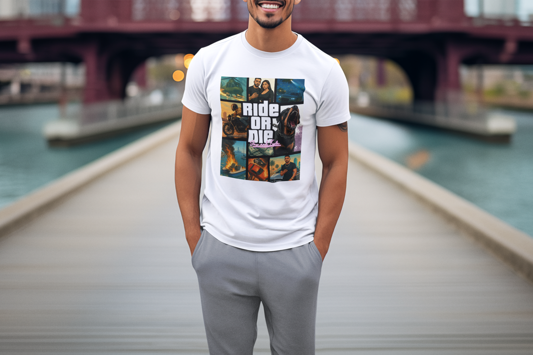 Personalised Vice Streets Collage T-Shirt