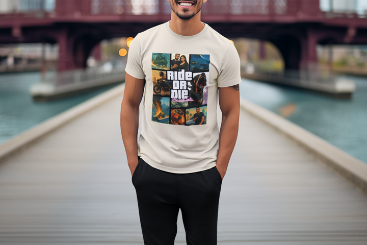 Personalised Vice Streets Collage T-Shirt