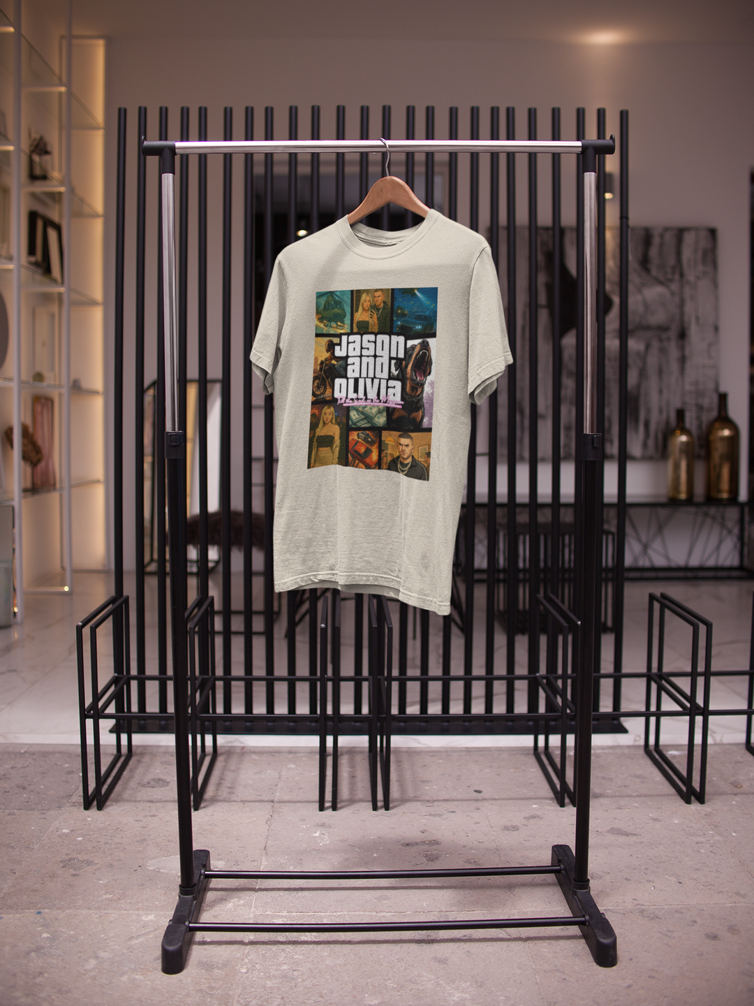 Personalised Vice Streets Collage T-Shirt