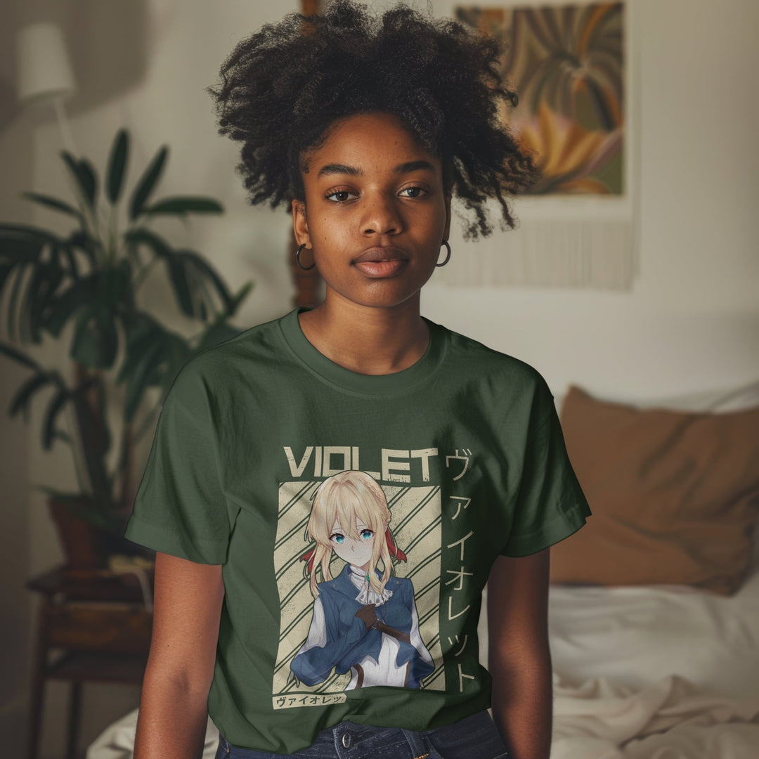 Violet Evergarden - Violet T-shirt - Gifts Handmade