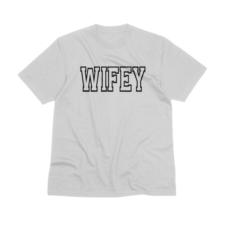 Wifey Unisex T - Shirt, Wife Anniversary Shirt, Trendy Wifey Tee, Bridal Party T - Shirt, Wedding Party Outfit Tee, Engagement Bride Shirt Gift - Gifts Handmade