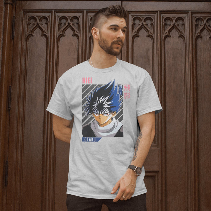 Yu Yu Hakusho - Hiei black background T-Shirt - Gifts Handmade