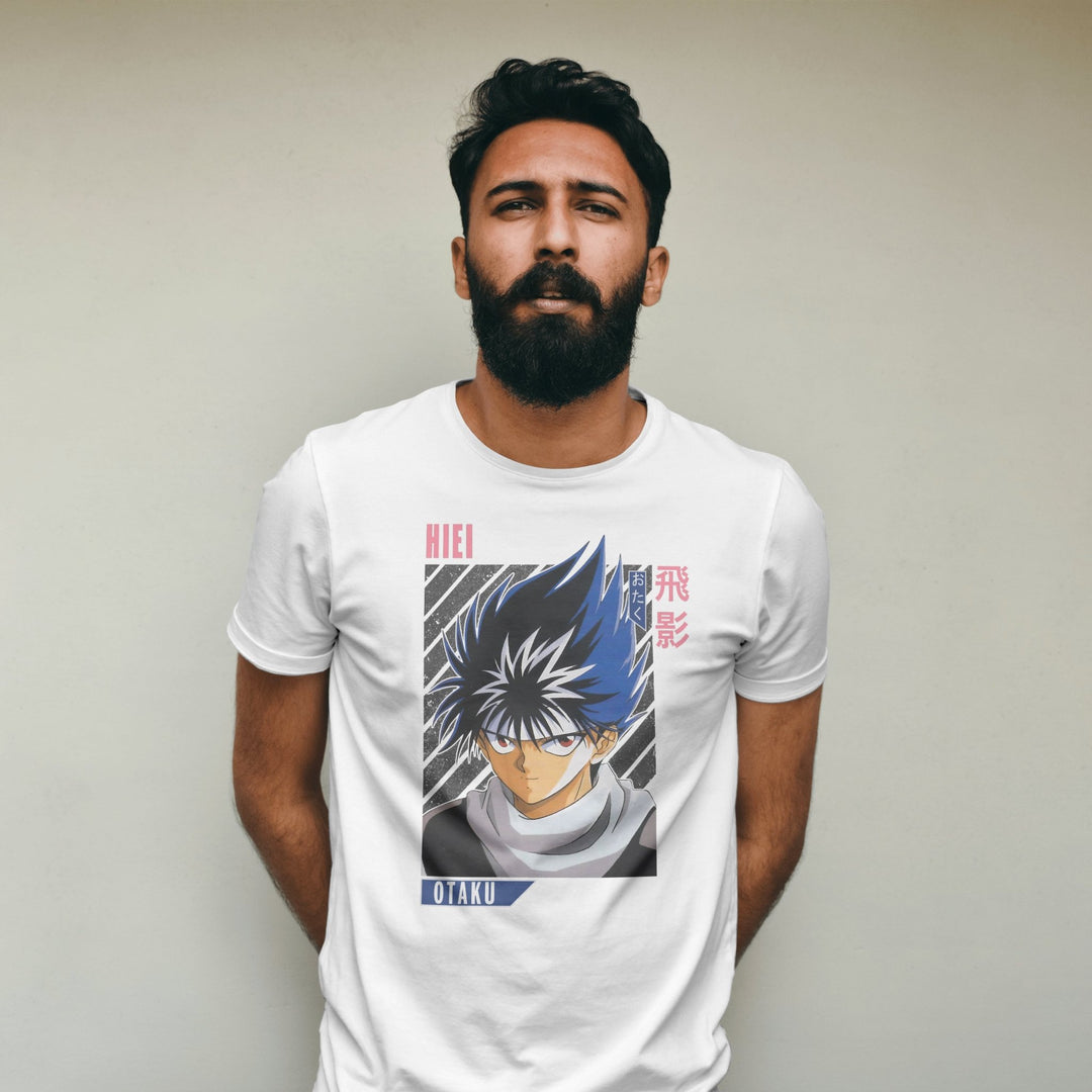 Yu Yu Hakusho - Hiei black background T-Shirt - Gifts Handmade